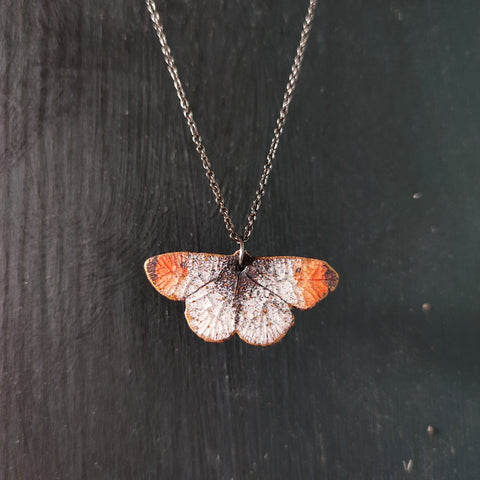 Orange-tip Butterfly Necklace