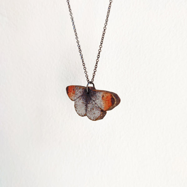 Orange-tip Butterfly Necklace