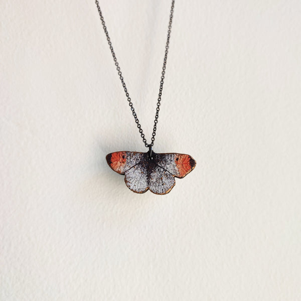 Orange-tip Butterfly Necklace