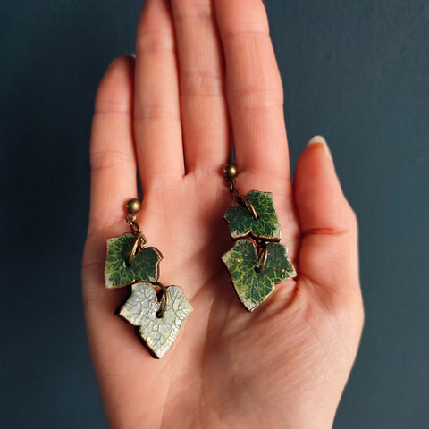 Ivy Leaf Earrings