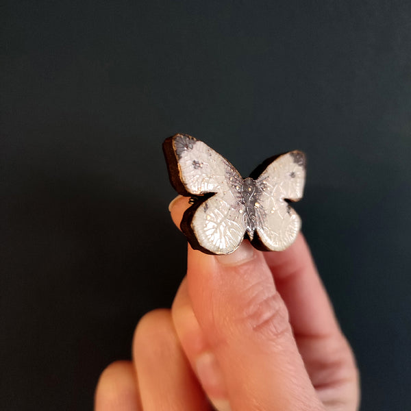 Cabbage White Butterfly Brooch