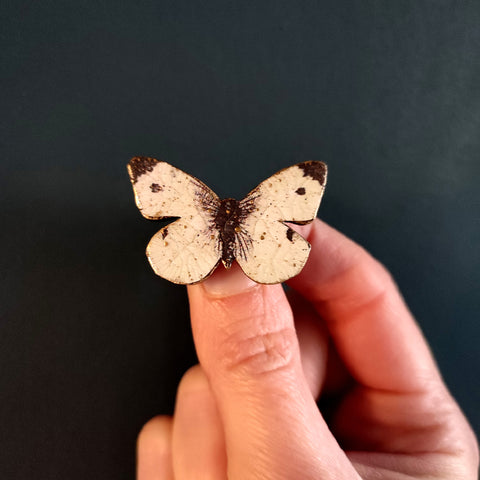 Cabbage White Butterfly Brooch