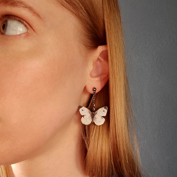 Cabbage White Butterfly Earrings