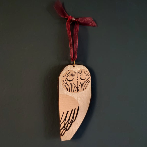 Owl Christmas Decoration