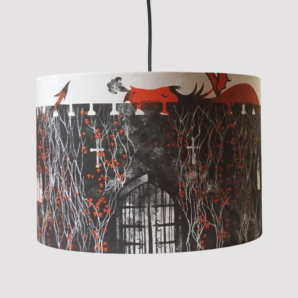 Castle & Dragon Lampshade - Emily Jepps Studio