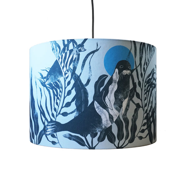 Seals & Seaweed Lampshade - Emily Jepps Studio