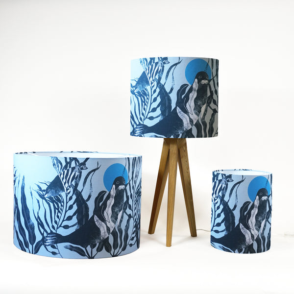 Seals & Seaweed Lampshade - Emily Jepps Studio