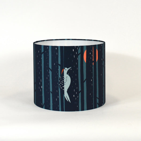 Woodpecker Forest Lampshade - Emily Jepps Studio