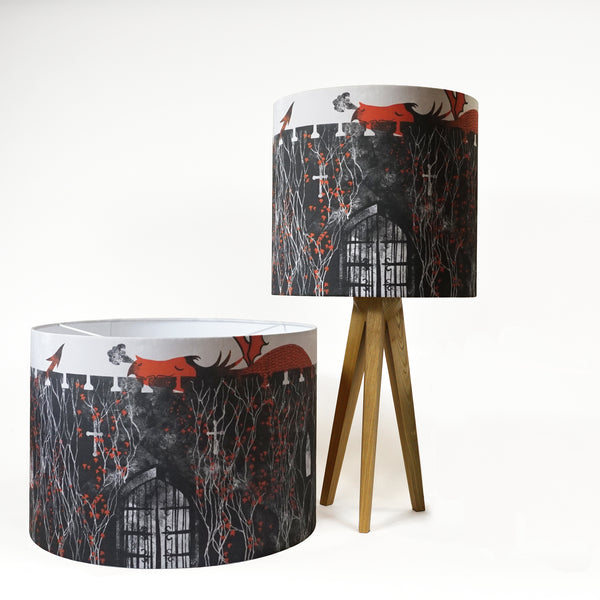 Castle & Dragon Lampshade - Emily Jepps Studio