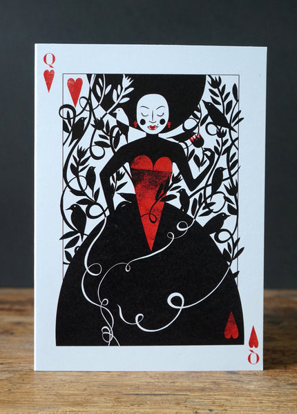 Playing Card Queens - Pack of 4 - Emily Jepps Studio